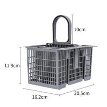 DL SERVICE Ariston Hotpoint Indesit Dishwasher Cutlery Basket | Dishwasher Cutlery Holder, Replacement Cutlery Basket - Light Grey - View 7