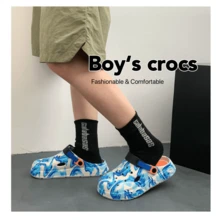 Men Clogs - Blue - View 4