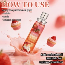 20毫升草莓蛋糕香氛喷雾，专为女性设计，散发着草莓、奶油和茉莉花香的果香花香美食调，持久留香，适合约会场合，是情人节、圣诞节、派对、万圣节、生日的理想礼物，也适合送给父母、情侣和朋友。 - 草莓蛋糕香氛 - 查看 3