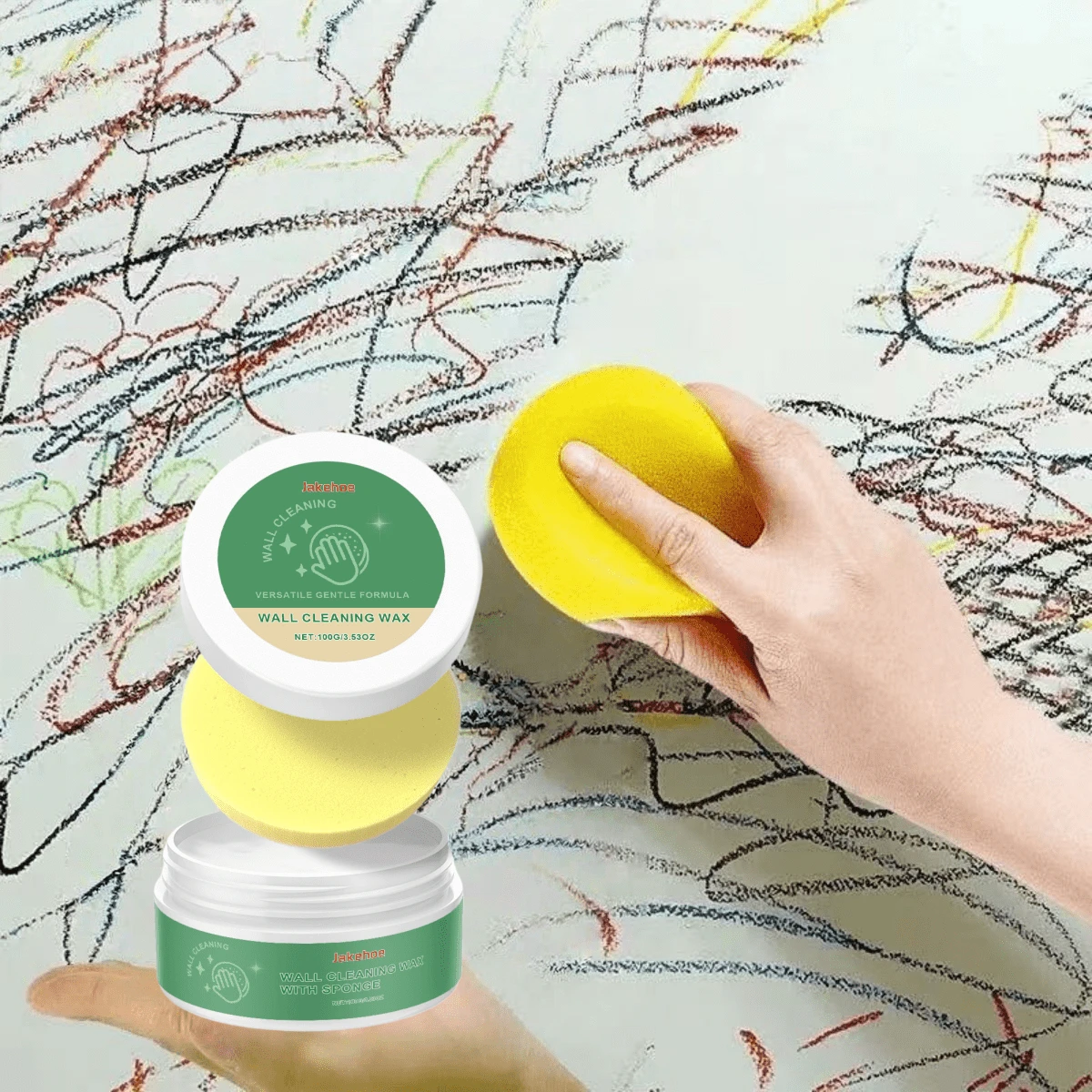 墙面去污清洁膏，家用墙面污垢及涂鸦清洁剂，去污及装修清洁膏