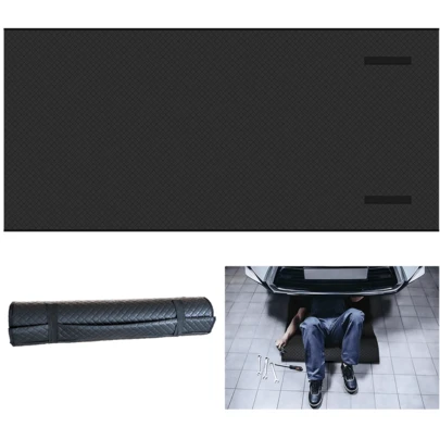 Rolling Creeper Mat, Foldable Under Car Repair Mat With Storage Bag, Portable Creeper Pad For Low , All Car Models & Terrains, Ideal For Garage/Auto Repair/Self-Driving Tour