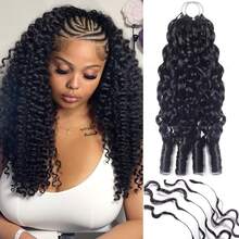 RALISA Easter Luxury Burmese Curly Human Hair Crochet Human Hair Bundles Virgin Hair Extension 1pc High Grade Real Double Weft Hair Weave High Gloss Long Lifespan Hair Daily & Salon Quality Use Soft & Silky Premium Invisible Hair Extensions 22 Inch 120g Knotless Pre-Separated Crochet 3c4a Water Curly Hair Lightweight Reusable Virgin Hair Extensions For Women Natural Black Color Gifts Hair Accerssories Christmas Decrotions Burmese Curly Crochet Human Hair Knotless Pre-Separated Feather Human Crochet Hair Lightweight Reusable  Will Give You Shining Look For Daily Life, And Theme Parties And So On Pelucas De Cabello Glueless Human Hair Wig Wavehuman Hair Wig  Human Hair Weft Real Hair Extensions Clip In Hair Weft Keratin Bond Hair Weft Seamless Hair Weft Christmas  Glitter Hair Xmas Hair Accessories Crimson Red Human Hair Volumizing Hair Weft Christmas Human Hair Weft - Crimson Red Bouncy WaveLuxe Gifts For Moments That Matter. #PremiumGifts Your 2026 Beauty Glow-Up Awaits. - đen - Xem 1