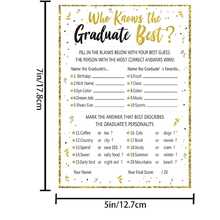 Bộ 10/30 lá bài Bingo "Ai hiểu người tốt nghiệp nhất?" dành cho tiệc tốt nghiệp - Chất liệu giấy, không cần điện, không dùng đạo cụ và không có lông vũ. - A - Xem 7