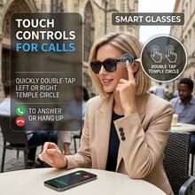 SENBONO 2026 New Smart Glasses With Wireless Call, Answer/Reject Call, Music Control, Volume Control, Wake-Up Voice, Remote Control Photography, AI Translation, Built-In Microphone, Smart Audio Glasses For Men Women - View 5