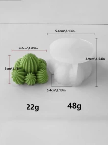 Khuôn nến sáp hình cây mọng nước 3D, khuôn xương rồng bằng silicon, dùng để làm nến hoa, nhựa, đá thơm, xà phòng đúc, trang trí nhà cửa nghệ thuật. - Bộ sưu tập cây mọng nước - Khuôn - Xem 27