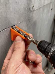 3pcs Drill Guide Rail | Vertical And Square Positioning Tool, V-Groove Design, More Durable Than Round Rail - Multicolor - View 5