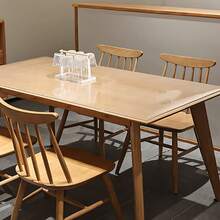 1.0mm Thick PVC Clear Tablecloth – Non-Slip, Oil-Resistant, Scratch-Resistant, Easy To Clean, Ideal For Dining Tables And Desks - Versatile Rectangular Tablecloth - White - View 2