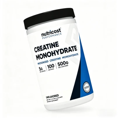 Creatine Monohydrate Micronized Powder 500G, 5000mg Per Serv (5g) - 100 Servings, 17.9 Oz