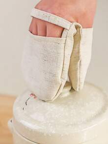 2只加厚隔热微波炉手套，织物耐热烤箱手套，迷你烹饪、烘焙和烧烤手套，厨房烘焙工具，耐热隔热锅垫夹 - 查看 4