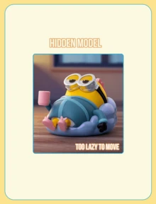 Hộp đồ chơi bí ẩn POP MART Lazy Daily Series - 12 mô hình thường + 1 mô hình ẩn, giới thiệu những chú Minions đáng yêu trong chủ đề cuộc sống thường nhật ấm áp và thoải mái, với hình ảnh Minions được yêu thích, được chế tác từ chất liệu cao cấp, thiết kế dễ thương kèm câu chuyện, lý tưởng cho người hâm mộ Minions, người sưu tập hộp đồ chơi bí ẩn, người yêu thích trang trí dễ thương và người tìm kiếm quà tặng, hoàn hảo cho sinh nhật, ngày lễ hoặc để sưu tầm. - Nhiều màu - Xem 12