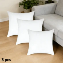 100% Polyester Microfiber Pillow Inserts - All-Space Use, Vacuum-Packed, Easy Care & Durable - White - View 24