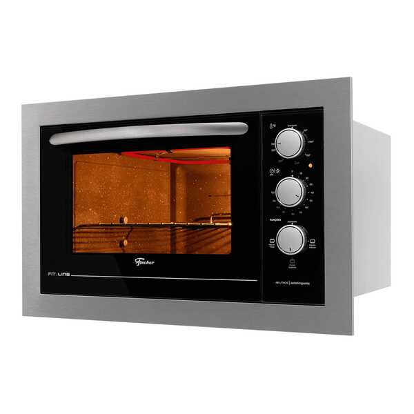 Forno Elétrico de Embutir Fischer Fit Line 48 Litros 34493-9548