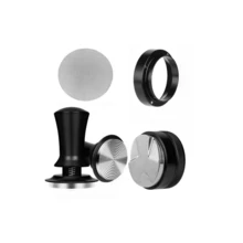 Dụng cụ nén cà phê kèm phễu định lượng, bộ dụng cụ nén cà phê bằng thép không gỉ và hợp kim nhôm có thể điều chỉnh, kèm vạch chia độ. - màu đen - Xem 14