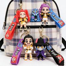 Hasbro 6个新款KPOP Derpy钥匙扣，人气女团卡通动漫3D人偶包包车挂件小礼物 - 彩色 - 查看 3