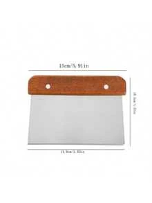 1 Piece Of Dough Scraper, Pastry Cutter, And Spatula, Suitable For Baking And Cooking, Kitchen Tools, Bread Slicing Tools, Noodle Slicing Tools - Multicolor - View 3