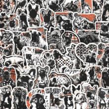 50 Stickers Of Modern Graffiti By Fadou - Waterproof Vinyl, Suitable For Laptops, Water Bottles, Notebooks, Suitcases, Etc. - A Fun DIY Scrapbook Gift Featuring Cartoon Designs - A - View 2