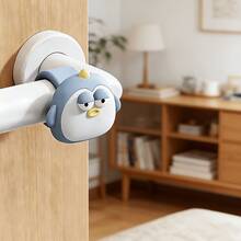 1pc - Silicone Door Knob Bumper Protector, Durable, Suitable For Walls And Furniture, Prevents Scratches And Noise From Door Knobs, Cabinet Handles, Window Handles - Universal Type - A - View 11