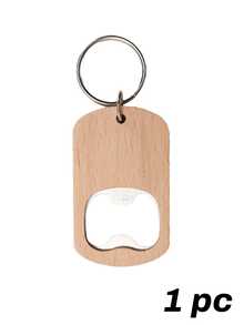 Custom 1/10/30pcs Stainless Steel Wood Carved Keychain Bottle Opener, Portable, Thick And Durable, Suitable As Gifts For Beer, Soda, Father's Day, Mother's Day And Party - Multicolor - View 15