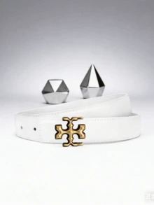 Cinturón de moda minimalista clásico para mujer con hebilla con letra, cinturón de cuero versátil de estilo europeo y americano para pantalones y trajes - Multicolor - Ver 11