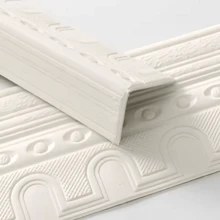 1pc 14cm X 230cm 3D Line Wall Sticker, Door Frame Decor, Made Of 3D Flexible Foam With Removable Self-Adhesive Base, Self-Adhesive Waist Decorative Strip, Wall Edge Decorative Line, Baseboard Sticker - A - View 15