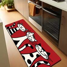 1/2/3pcs Soft & Cute Cat Pattern Rugs, Suitable For Kitchen, Entrance, Bedroom, Living Room, Bathroom, Foyer, Balcony, Etc. Wear-Resistant, Anti-Slip, Easy To Clean, High-End Quality. Thickened, Wear-Resistant, Anti-Slip, Soft & Skin-Friendly Carpet - Multicolor - View 8