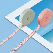 1PC Portable Plastic Fitness Tape Measure - Easy-To-Use Tool For Measuring Body Circumference, Suitable For Arms, Legs, Waist, And Chest - Portable Soft Ruler, Suitable For Students And Home Use, Please Note That During Packaging And Transportation, The Product May Exhibit Scratches, Minor Abrasions, Paint Chips, Stains, Cracks, Slight Discoloration, And Similar Issues. These Do Not Constitute Quality Defects And Will Not Affect The Normal Use Of The Product/Home/Bath Robe/Automatic Retractable - One Size Fits All - View 5