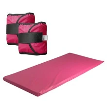 Pink Ankle Weight Set With Mat | Weights From 500g To 5kg | Ideal For Home Or Gym Training - 5kg±Rosa - View 6