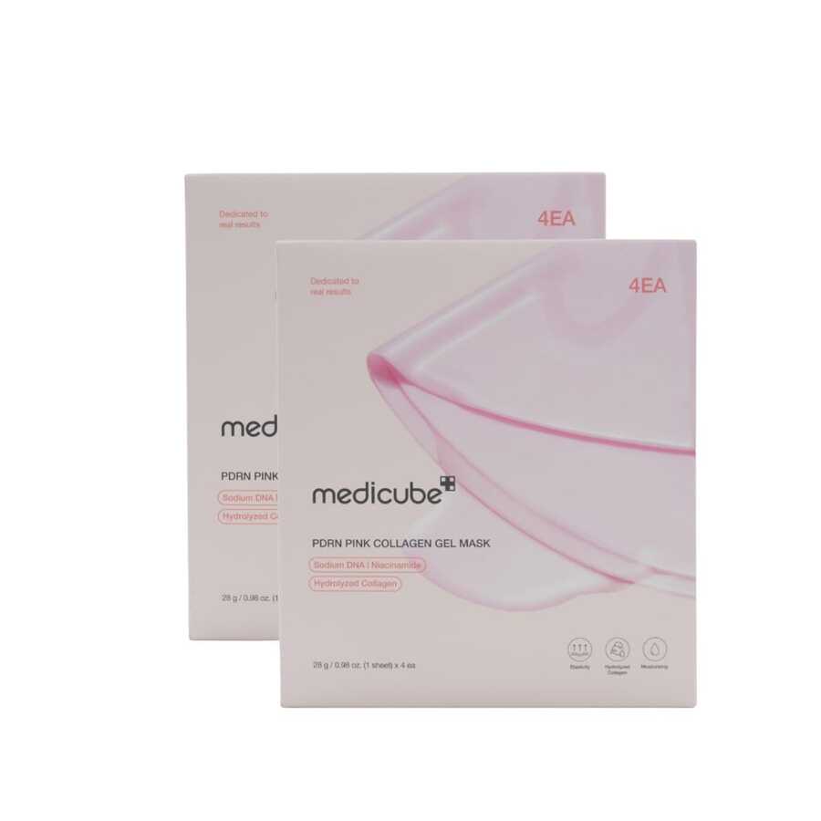 Medicube - PDRN Pink Collagen Gel Mask (4ea )  2pack - Cucumber - View 1