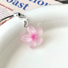 透明雏菊树脂吊坠手机挂绳，背包装饰，可爱手机挂饰，少女心软萌装饰，送朋友/女友的礼物，适用于手机、相机、钥匙扣、书包 - 彩色 - 查看 8