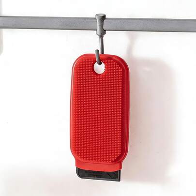 多功能果蔬刷，硅胶清洁刷，红薯泥去除器，可弯曲土豆刷，厨房工具