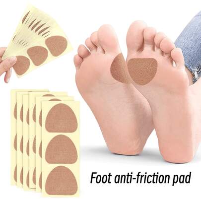 30片装男女通用新款跖骨垫，透气舒适，防止摩擦和水泡，日常足部保护垫