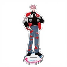 1个15厘米“塔蒙现在是什么表情？”Y2K亚克力展示架模型娃娃角色扮演道具粉丝情人节礼物，双面带保护膜 - 彩色 - 查看 12