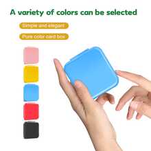 1pc Silicone Lined Game Card Storage Box, Holds 12 Game Cards + 12 TF Cards, Compatible With Nintendo Switch - View 2
