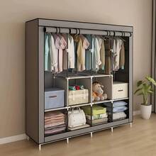 Folding Wardrobe Closet For Organizing Clothes With Zipper - 170X45X170 RANDOM - View 2