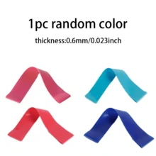 1 dây kháng lực đàn hồi, thích hợp dùng cho ghế, bàn làm việc, đai eo co giãn, tập thể dục toàn thân, giãn cơ mông, chân và tay, Pilates, dây tập chân trong lớp học và văn phòng. - View 10