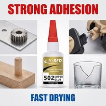 High Viscosity Quick Drying Adhesive, Universal Glue For Metal, Plastic, Ceramic - Brown - View 3