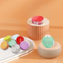 1 件装编织计数器，针数计数器针标记工具塑料编织钩针针法，方便的居家旅行手工工具（透明、红色、蓝色、黄色、绿色、橙色、紫色） - A - 查看 1