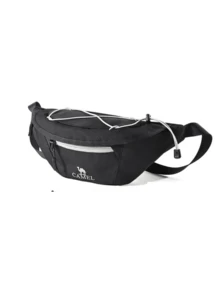 CAMEL CROWN Multifunctional Commuting & Running Waist Bag For Men & Women, Large Capacity Portable Chest Bag, Phone Pouch, Small Bag - Phantom Black - View 5
