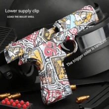 2026 Nueva Pistola de Bala Suave de Repetición Automática, Regalo Ideal para Cumpleaños, Pascua, Navidad, Halloween, Días Festivos - Multicolor - Ver 6