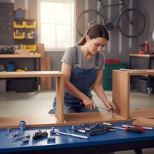 Professional 107-Piece Steel Socket Set With Case + 1/4", 3/8", And 1/2" Ratchets + Bits And Allen Wrenches - A - View 4