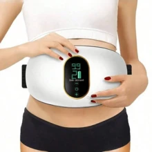 Dispositivo de masaje abdominal de 250mAh, máquina vibrante reductora, equipo portátil de fitness abdominal y de piernas, recargable por USB, 3 niveles de intensidad y modos, regalo ideal para vacaciones - Multicolor - Ver 13