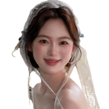 French Bride Lace Bow Long Headband Soft Tulle With Ribbon Bow Romantic Headgear Wedding Props - Multicolor - View 6