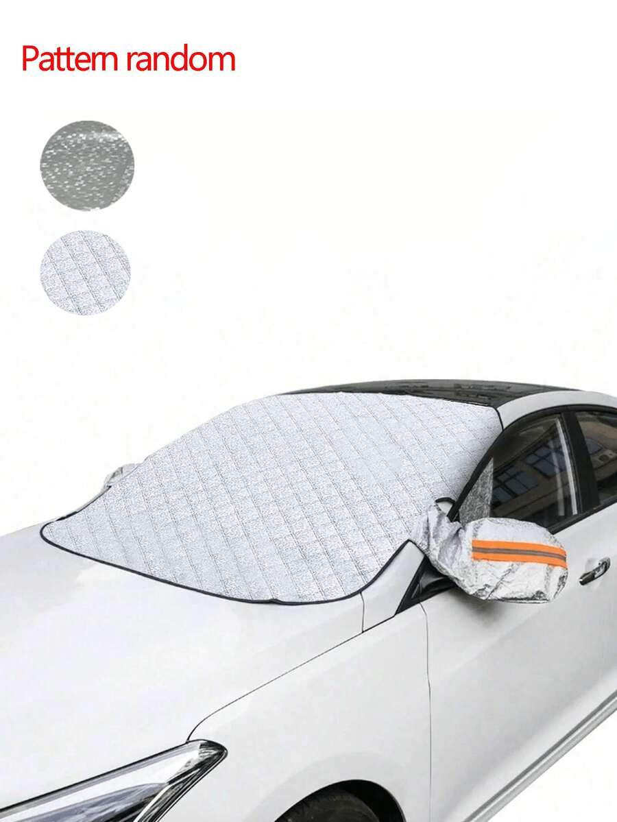 Magnetic Car Windshield Snow Cover, Thick Anti-Snow, Anti-Sunshade, 4-Season Universal Windshield Protector - Multicolor - View 1
