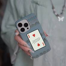 "Sometimes You Just Have To Make Your Own Luck" Ace Of Hearts Creative Sticker | Vintage Poker Card Style | Notebook & Suitcase Decorative Sticker Waterproof Vinyl Sticker - Matte Surface, Self-Adhesive Bumper Sticker, Suitable For Cars, Windows, Laptops, Trucks, Water Bottles - Versatile Design, Car Sticker - Vinyl - View 4