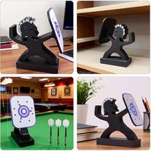 斯巴达勇士飞镖架，3D打印装饰支架，可收纳9支钢制/软式飞镖 - 完美的桌面飞镖收纳架，适合飞镖玩家和男士专属空间装饰 - 送给飞镖爱好者的绝佳礼物，适用于桌面、酒吧、游戏室、派对玩具、飞镖配件 - 彩色 - 查看 12