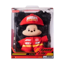 名创优品米奇F1赛车生活系列乙烯基人偶包包挂饰钥匙扣吊坠可爱卡通包包挂件背包装饰 - 彩色 - 查看 3