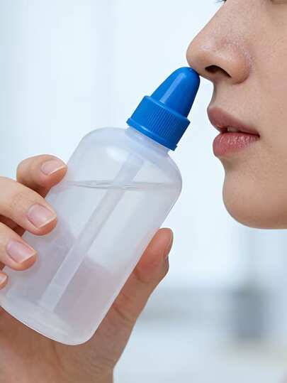 Handheld Pressure Rinse Bottle, Pressure Spray Cleaning Tool With Multiple Color Options, Suitable For Home Or Travel Use | Ergonomic Design | Semi-Transparent Material