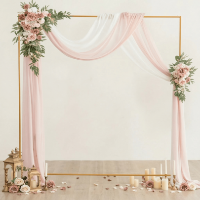 Kit Arco Globos, Kit De Arco Para Globos Cuadrados, Marco Cuadrados De Globo Con Base Rellenable, Anillo MetáLico Grande Para Globos Adecuado Para Fiestas De Cumpleaños, Bodas, Despedidas De Soltera Y Ceremonias De Graduación