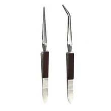 KLONKEE 2/3pcs Soldering Tweezers Set, Soldering Tweezers/Soldering Board Tool Set, Desktop Bent Nose/Pointed Nose Spring Clamp, Cross Lock Soldering Tweezers, Jewelry Tweezers With 360° Rotating Base For Jewelry Making, Soldering And Repair - Multicolor - View 10