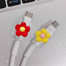 可爱卡通游戏机图案软保护套 - 适用于手机数据线配件 - 卡通 - 查看 9